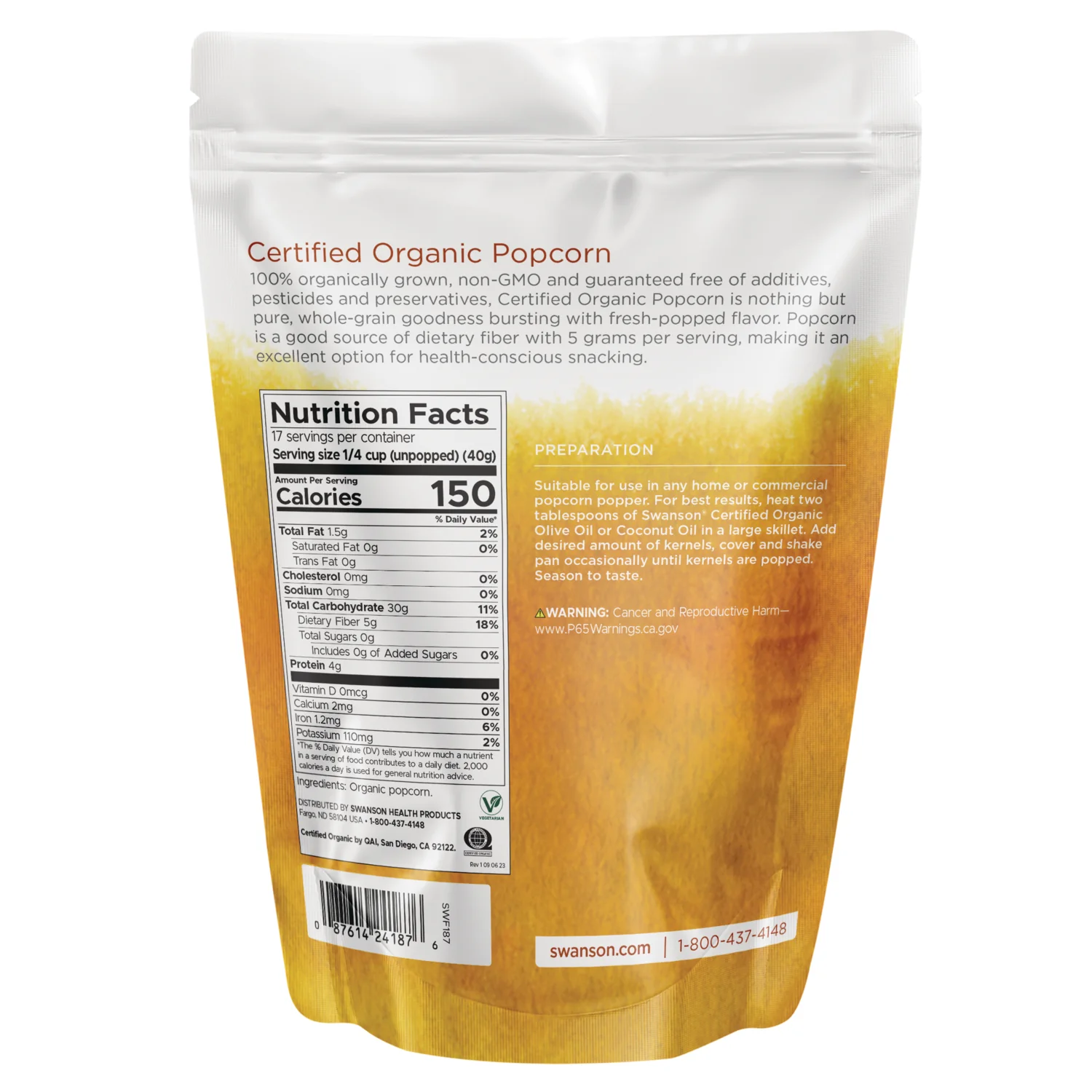 Certified Organic Popcorn - Image 2