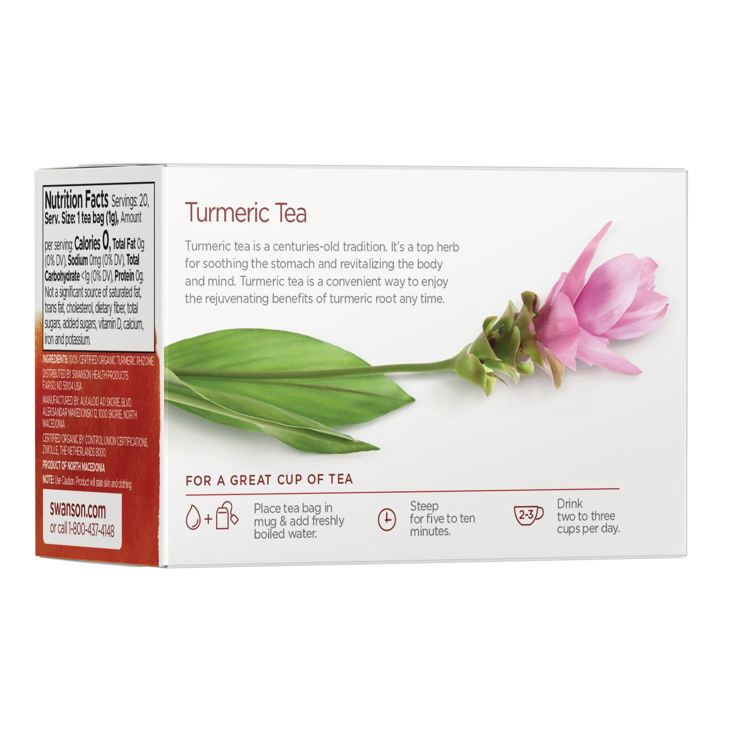 100% Organic Turmeric Tea - Caffeine Free - Image 2
