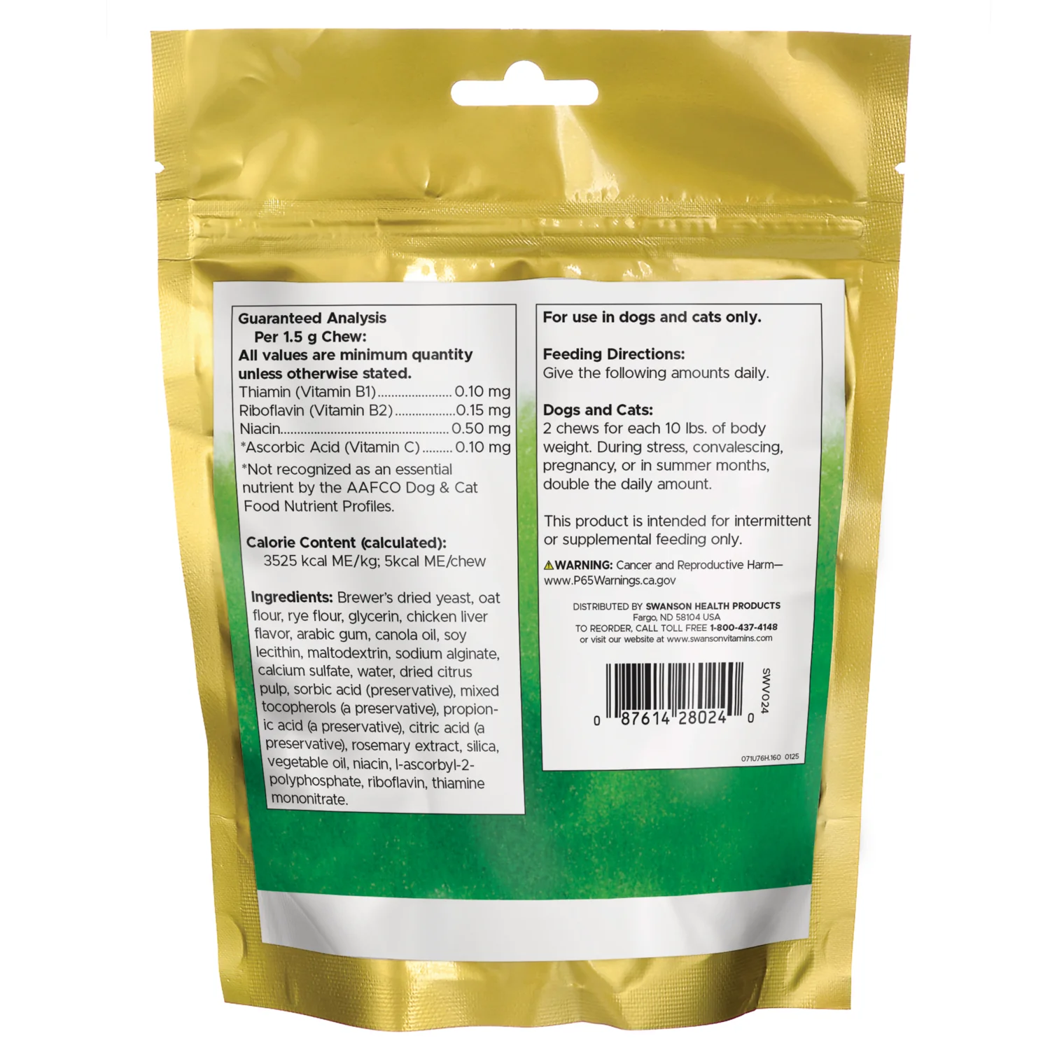 Brewer's Yeast Formula for Cats and Dogs - Image 2