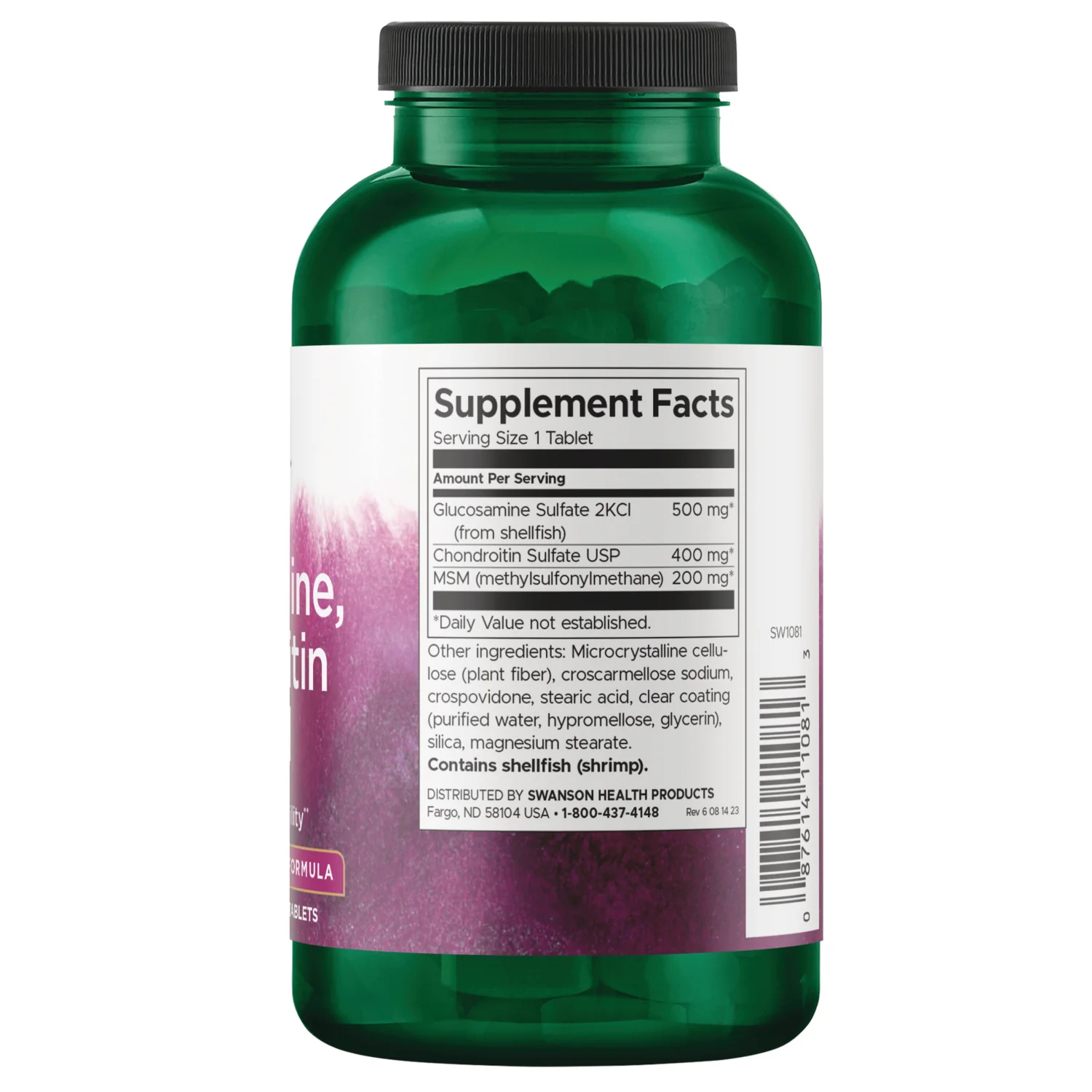 Glucosamine, Chondroitin & MSM - Higher Strength - Image 2