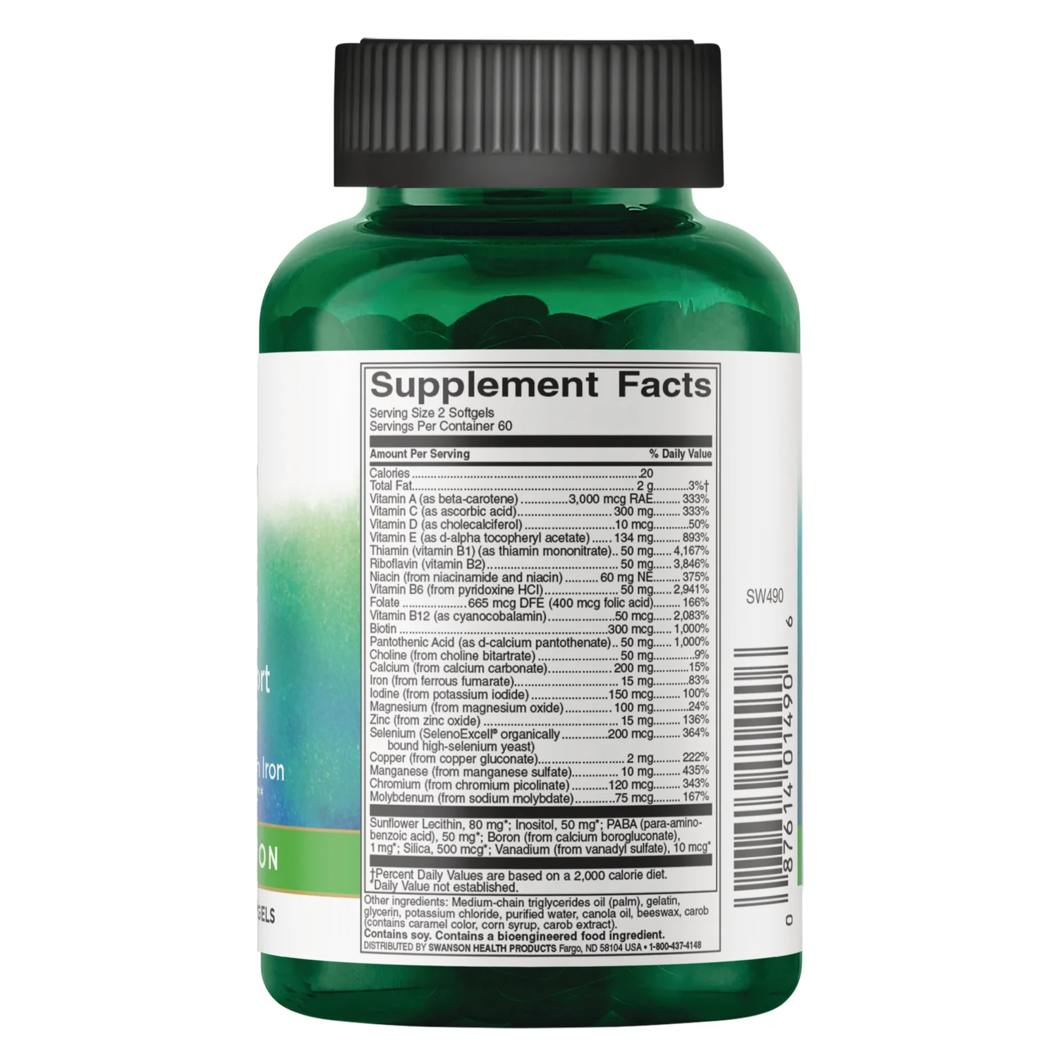 High Potency Multi with Iron +Immune Support - Image 2