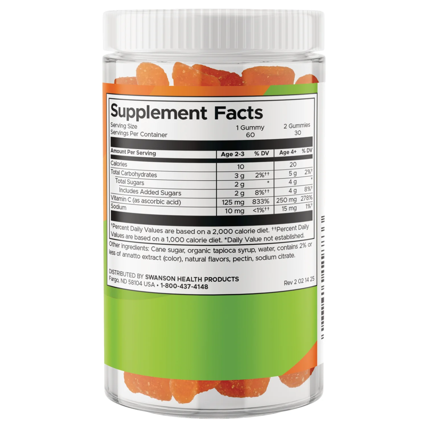 Kids Vitamin C Gummies - Orange - Image 2