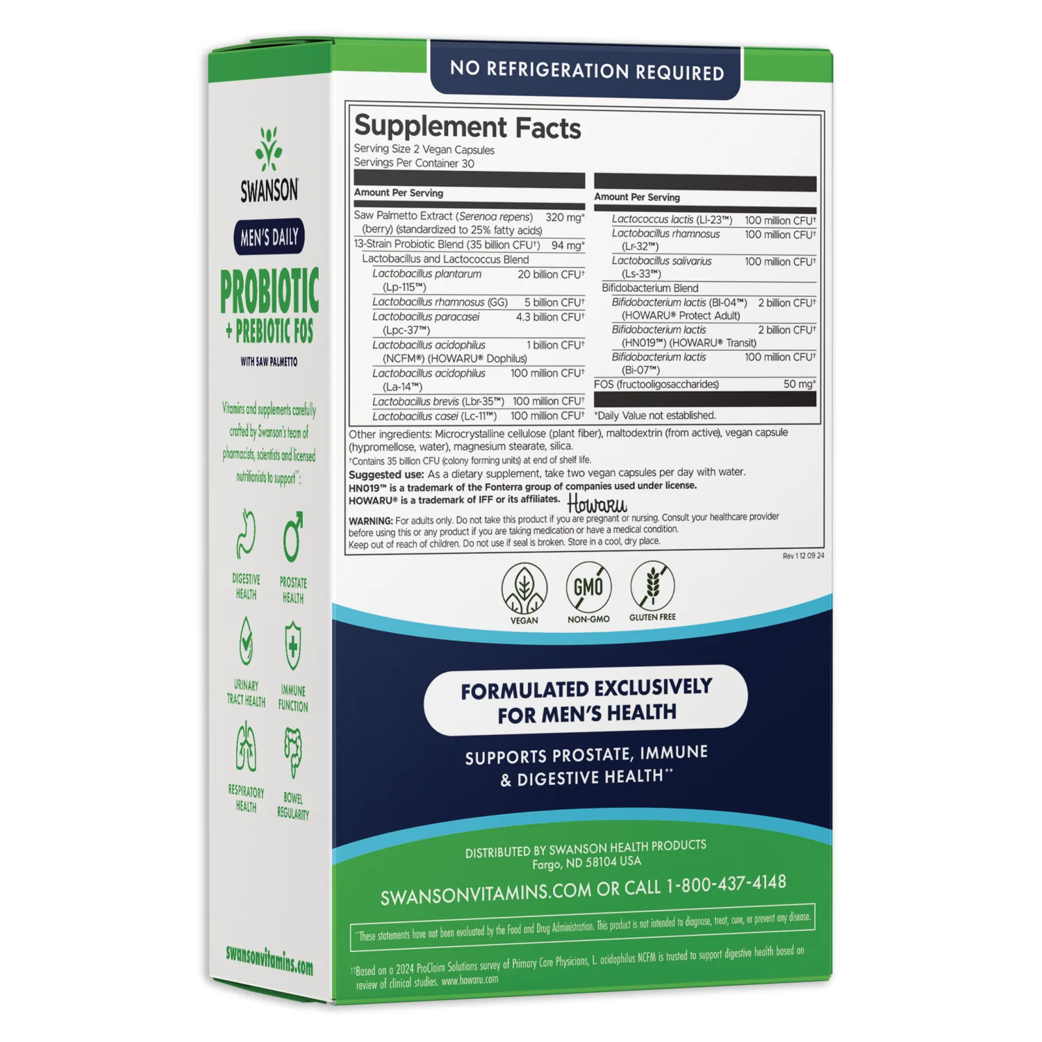 Men's Daily Probiotic + Prebiotic FOS - Image 2