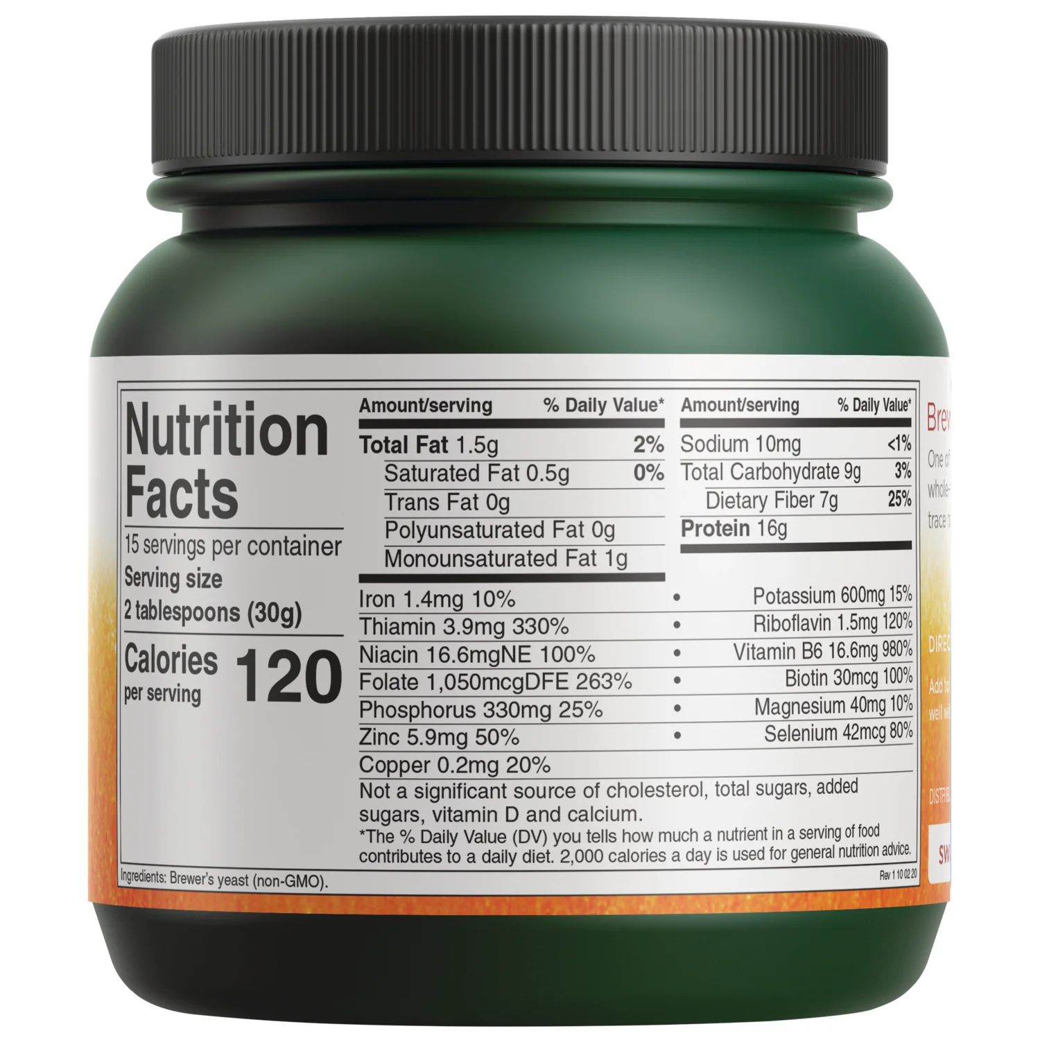 Brewer's Yeast Powder - Non-GMO - 2 Pack - Image 2