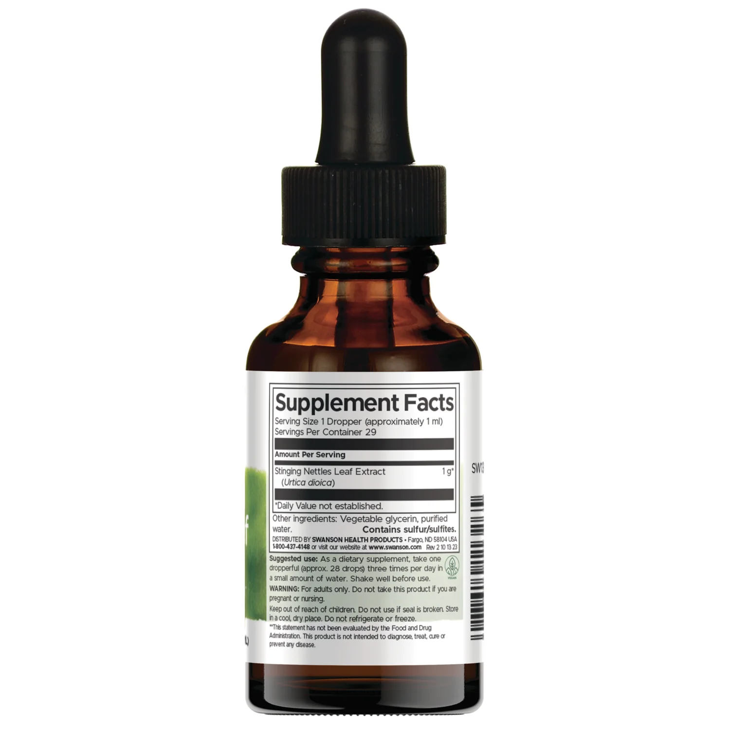 Stinging Nettles Leaf Liquid Extract - Alcohol & Sugar Free - Image 2