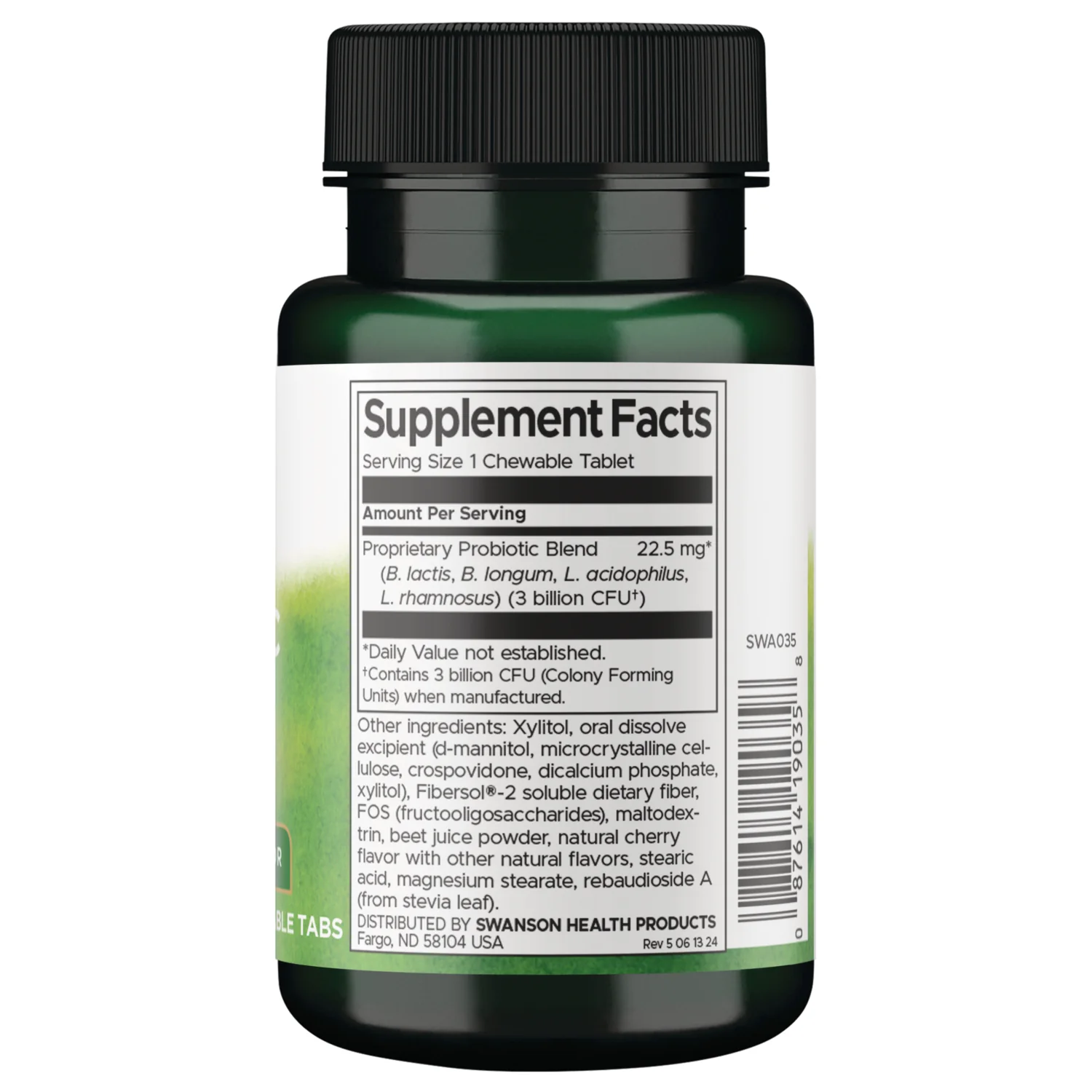Chewable Probiotic for Kids - Natural Cherry Flavor - Image 2