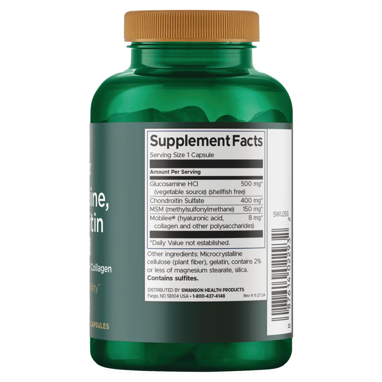 Glucosamine, Chondroitin & MSM with Hyaluronic Acid and Collagen - Image 2
