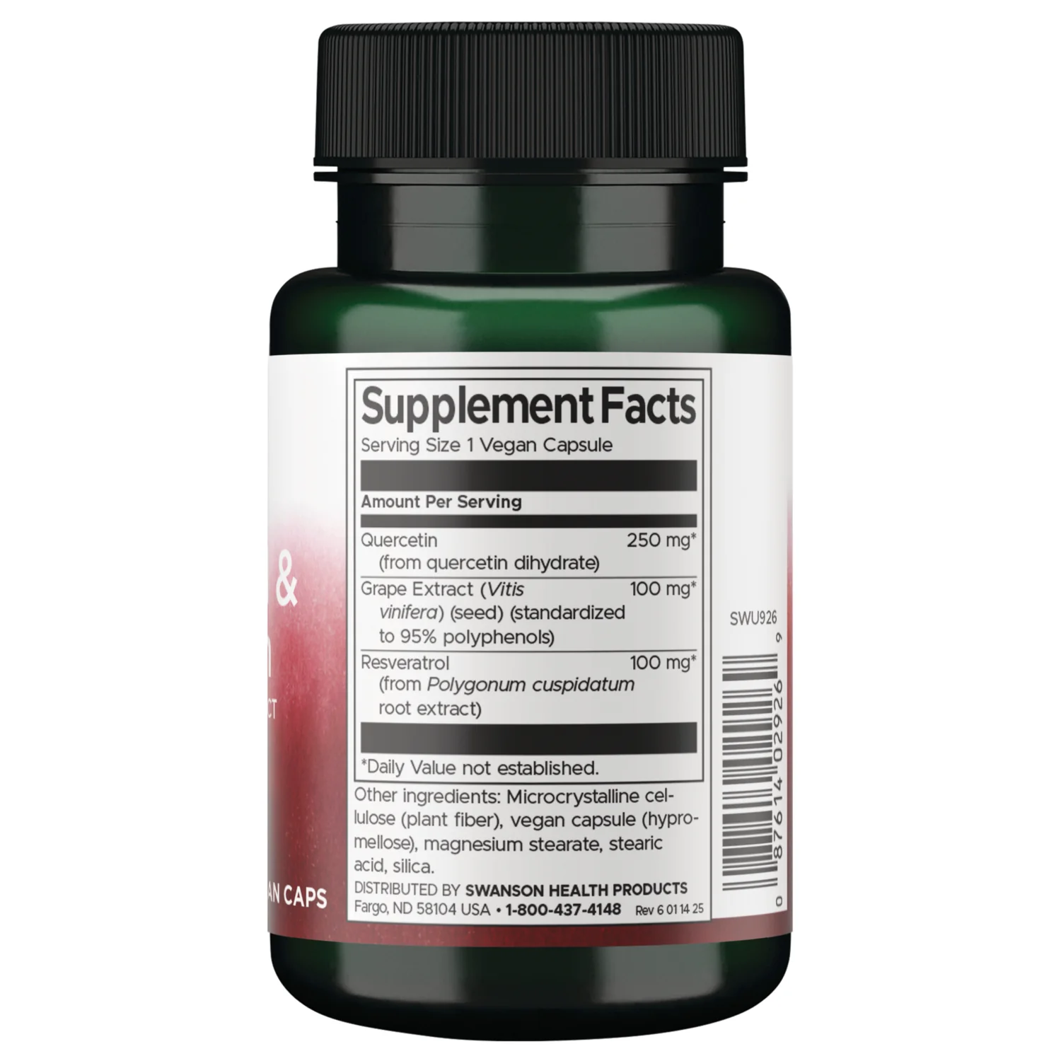 Resveratrol & Quercetin with Grape Seed Extract -3 in 1 Formula - Image 2