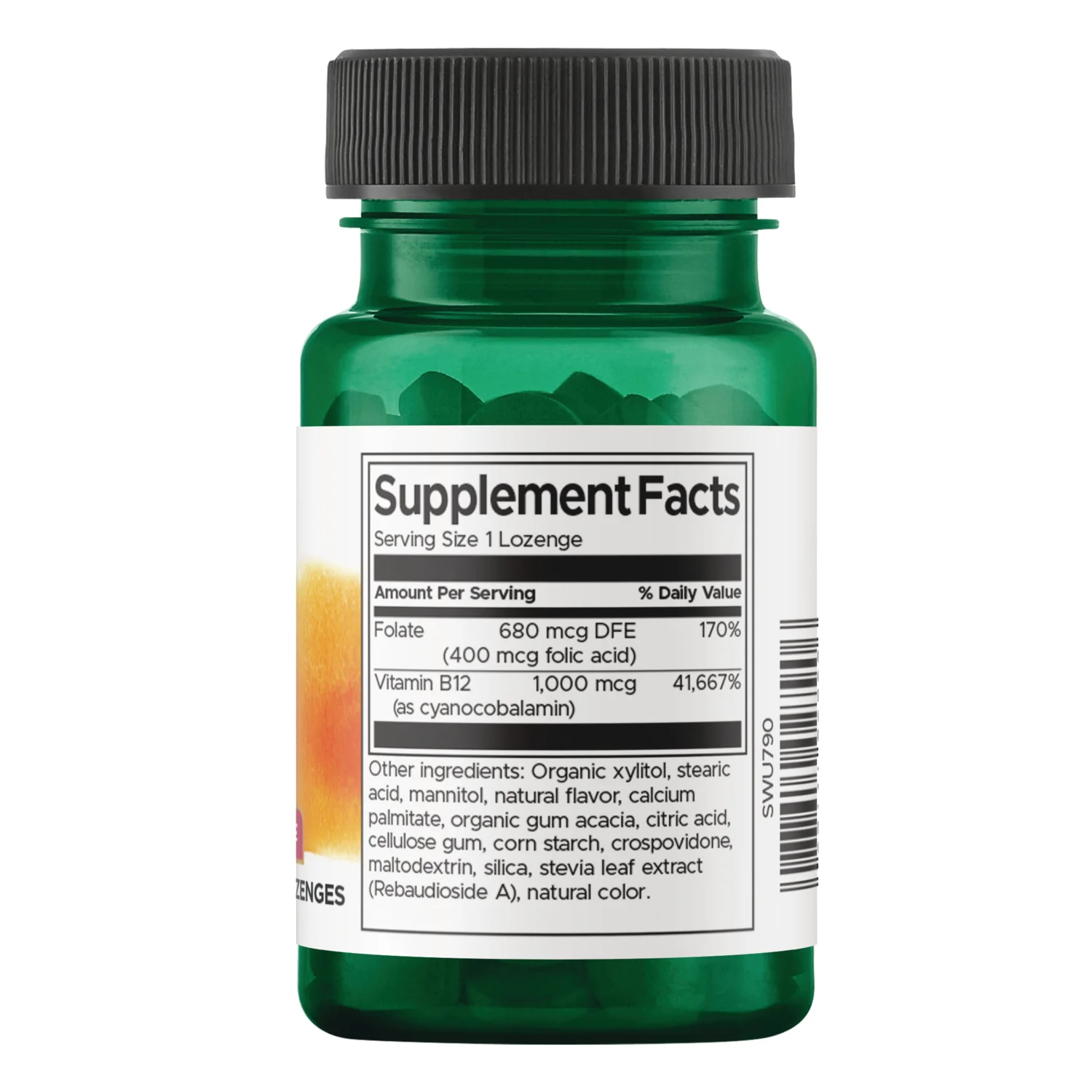 Vitamin B12 with Folate - Sugar-Free Strawberry - Image 2