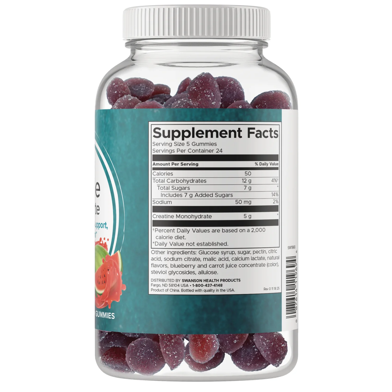 Creatine Monohydrate Gummies - Watermelon - Image 2