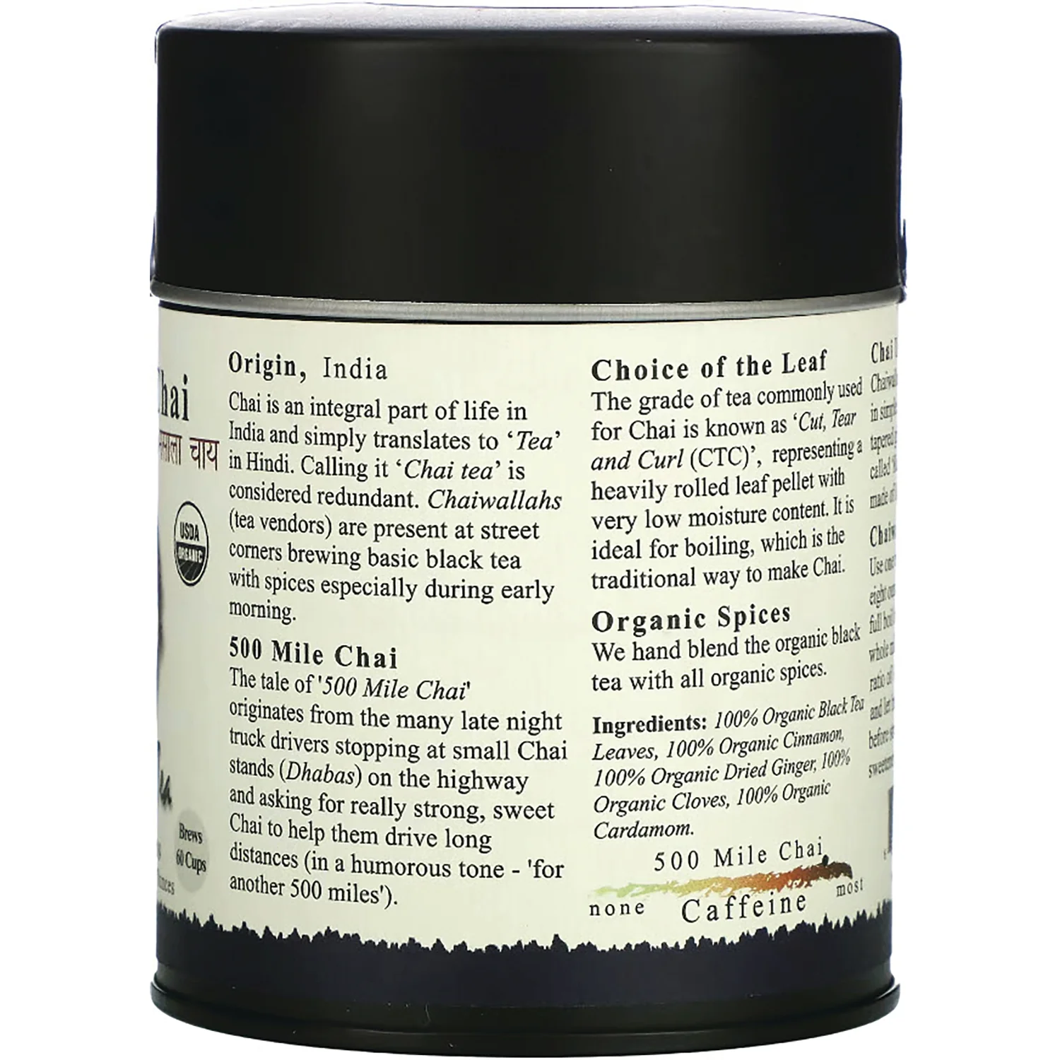 500 Mile Chai Black Tea & Spices - Image 2