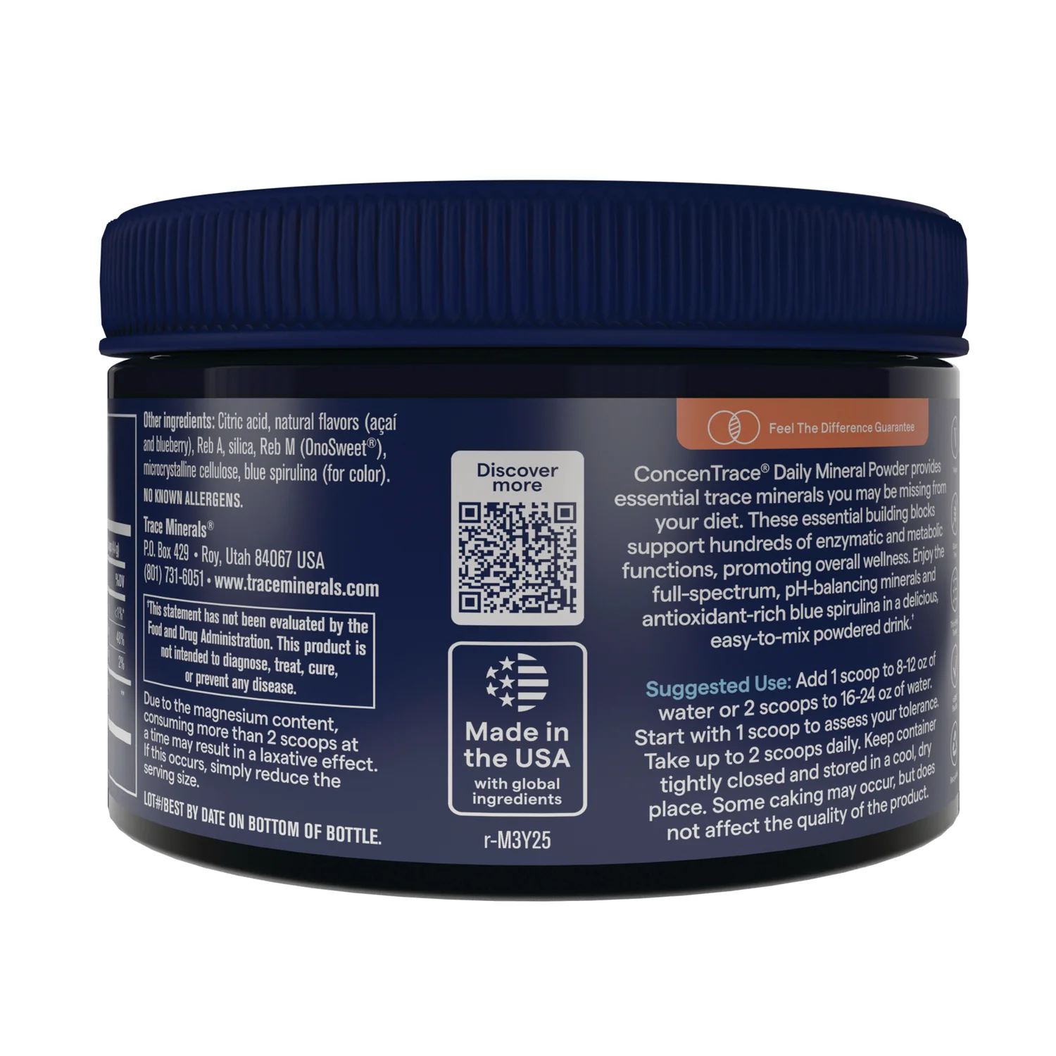 ConcenTrace Daily Mineral Powder - Blue Acai - Image 3