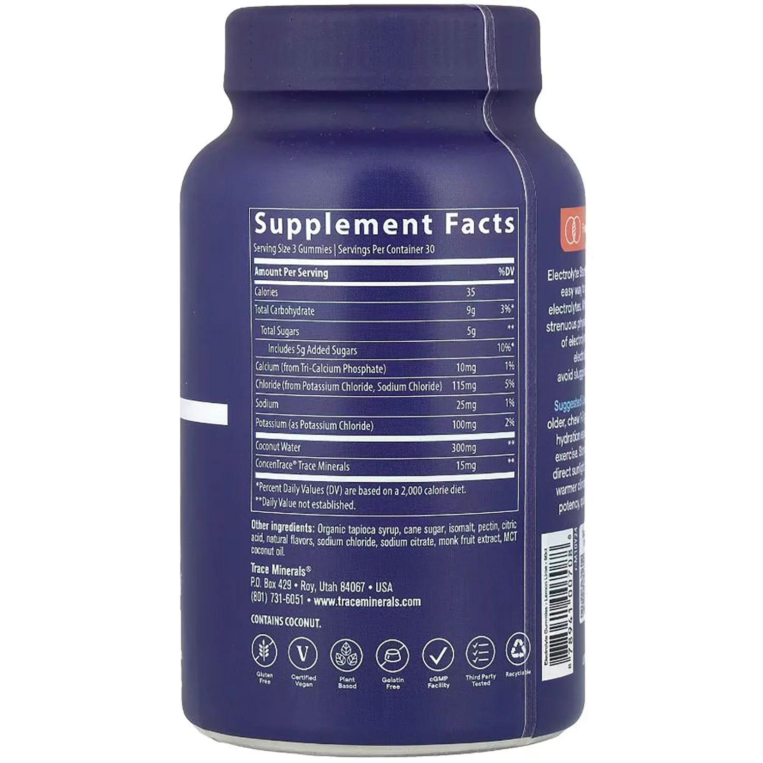 Electrolyte Stamina Gummies - Lemon Lime - Image 2