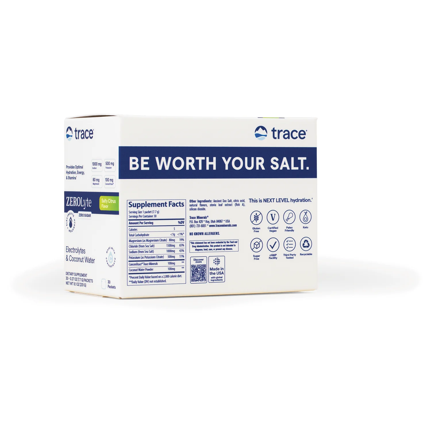 Zerolyte Electrolytes & Coconut Water - Salty Citrus - Image 2