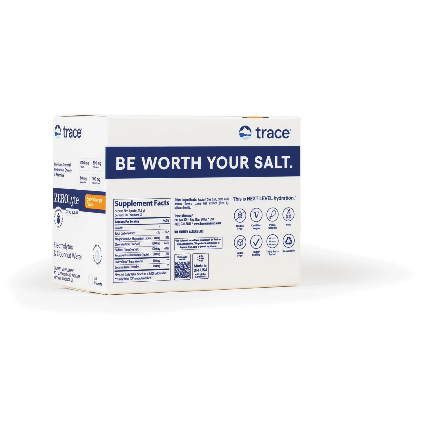 Zerolyte Electrolytes & Coconut Water - Salty Orange - Image 2