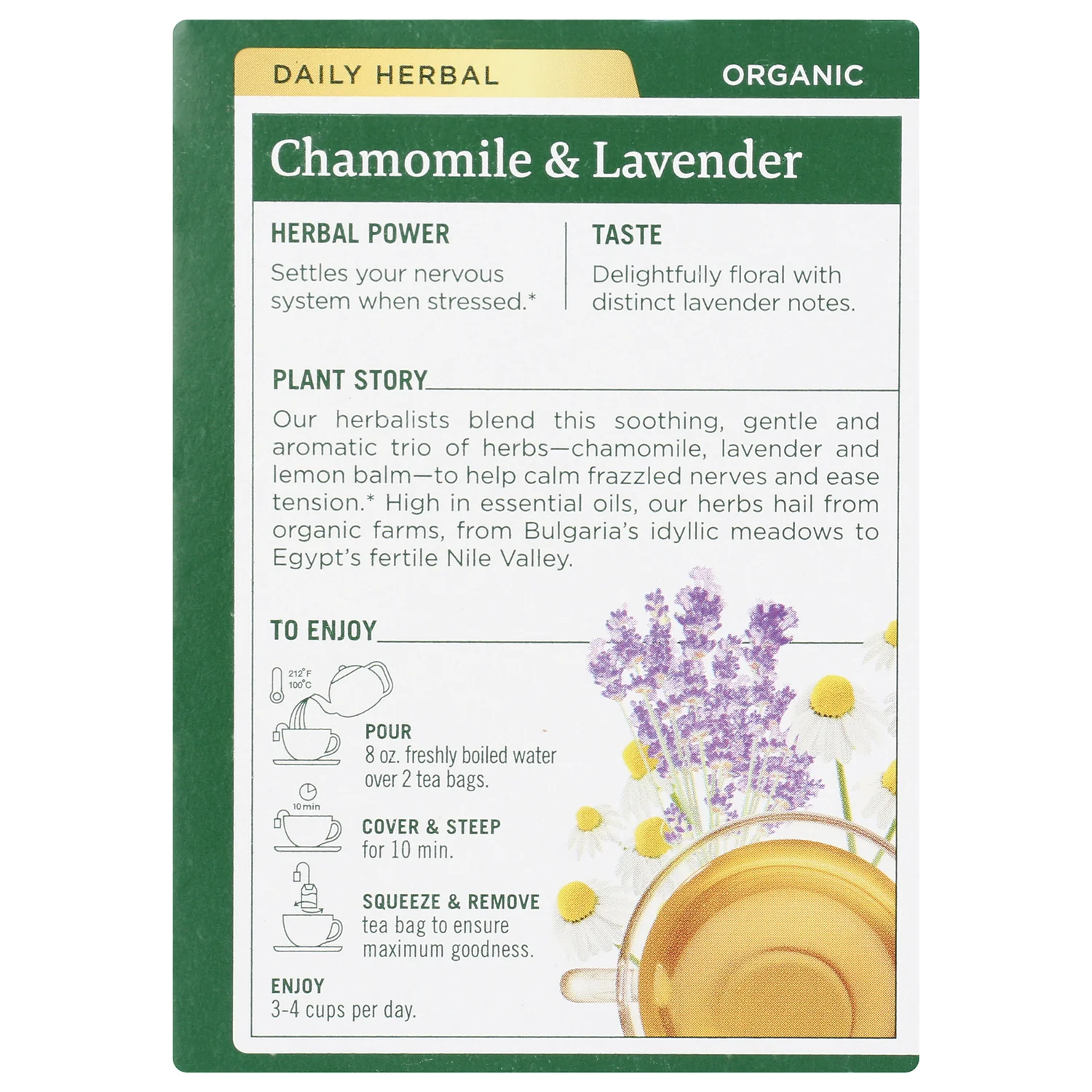 Organic Chamomile with Lavender Tea - Image 3