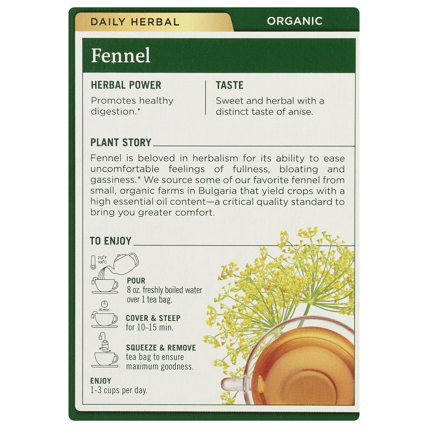 Organic Fennel Tea - Image 3