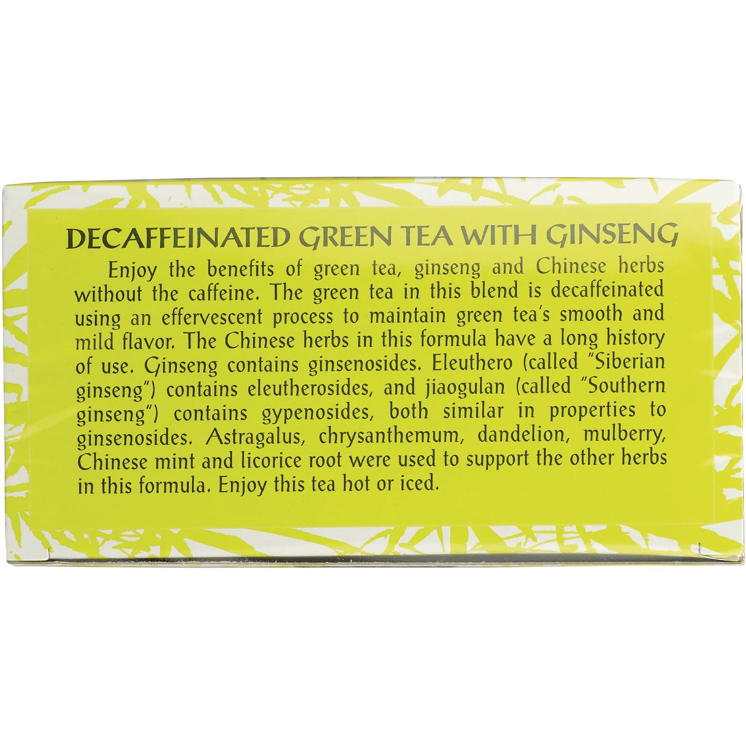 Decaf Green Tea With Ginseng - Image 3