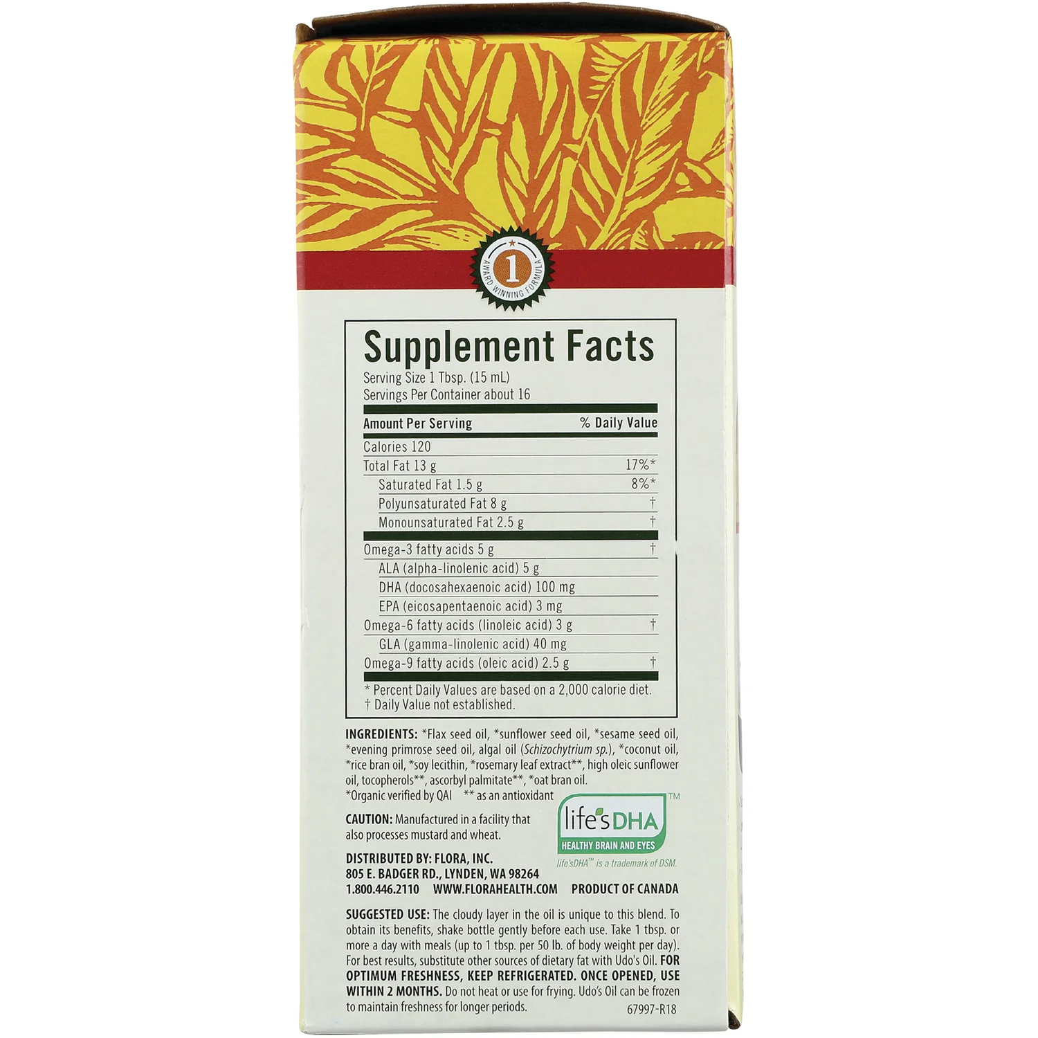Udo's Oil DHA 3-6-9 Blend - Image 2