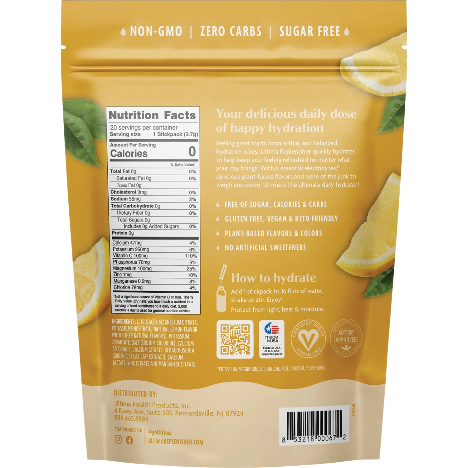 Daily Electrolyte Drink Mix - Lemonade - Image 2