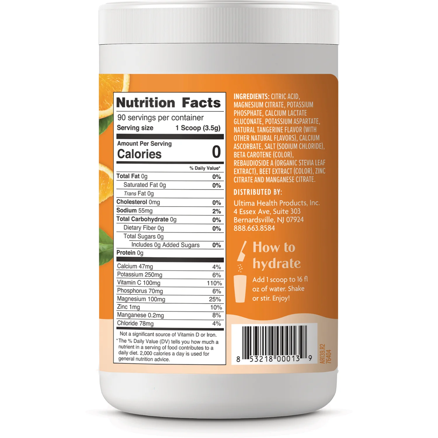 Daily Electrolyte Drink Mix - Orange - Image 2