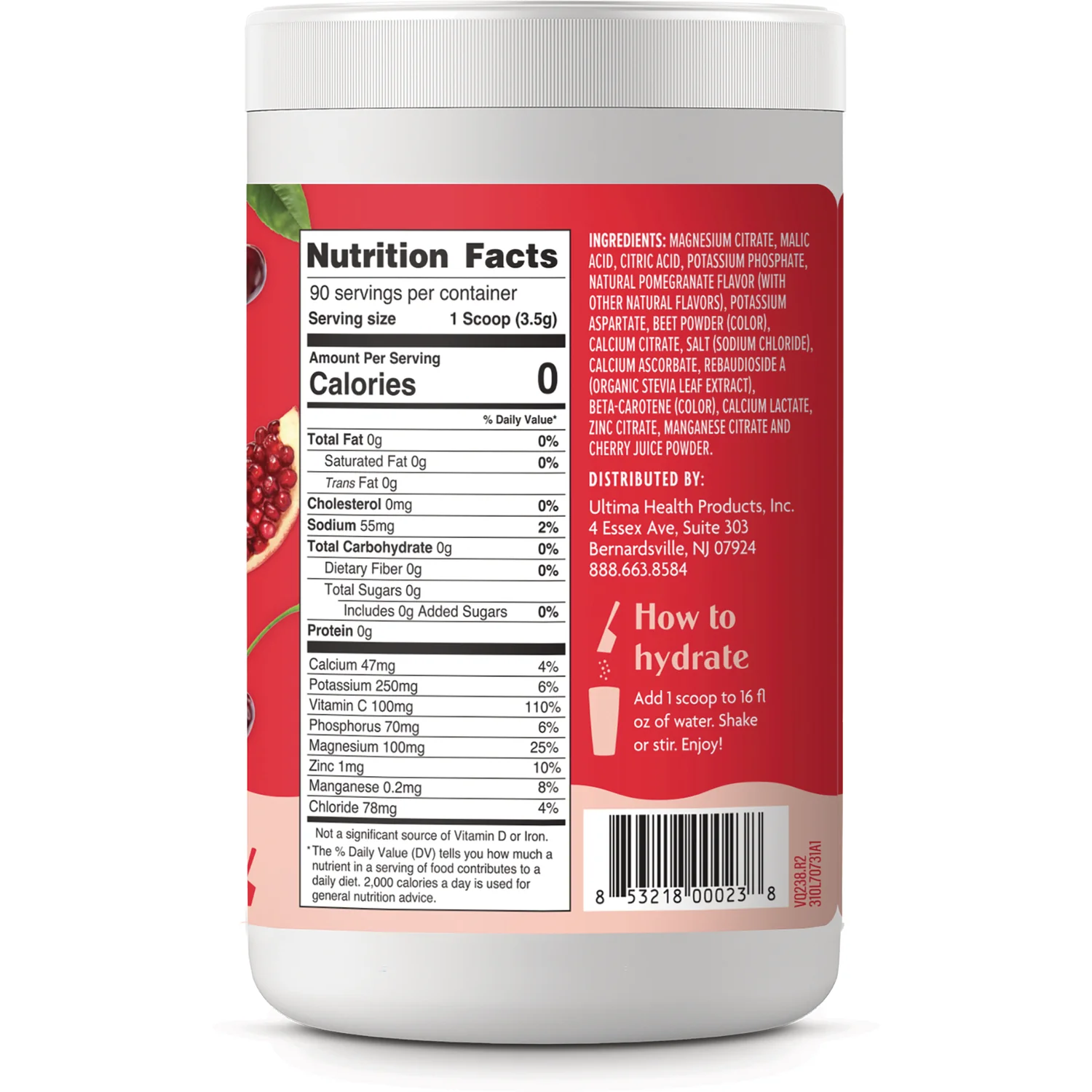 Daily Electrolyte Drink Mix - Cherry Pomegranate - Image 2