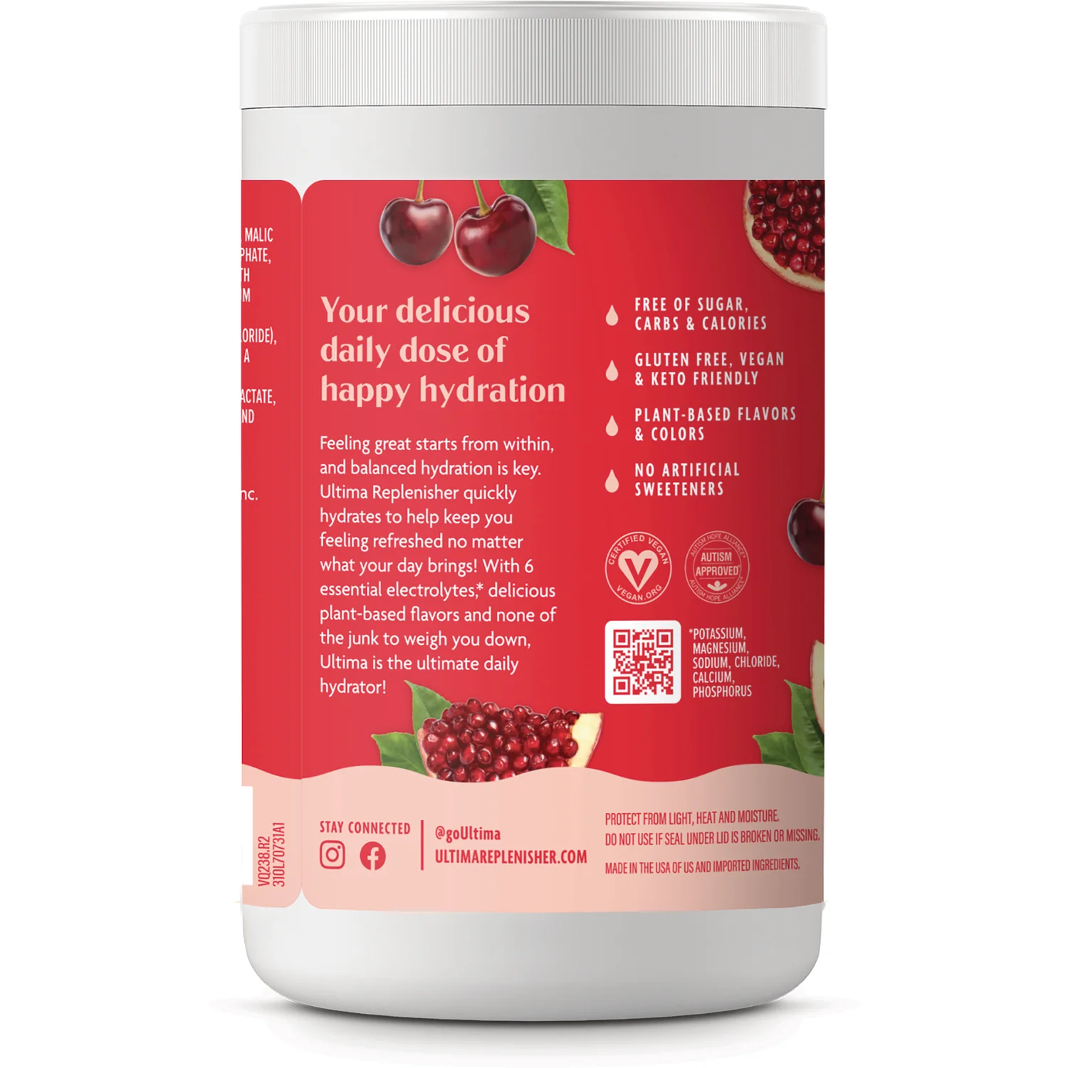 Daily Electrolyte Drink Mix - Cherry Pomegranate - Image 3
