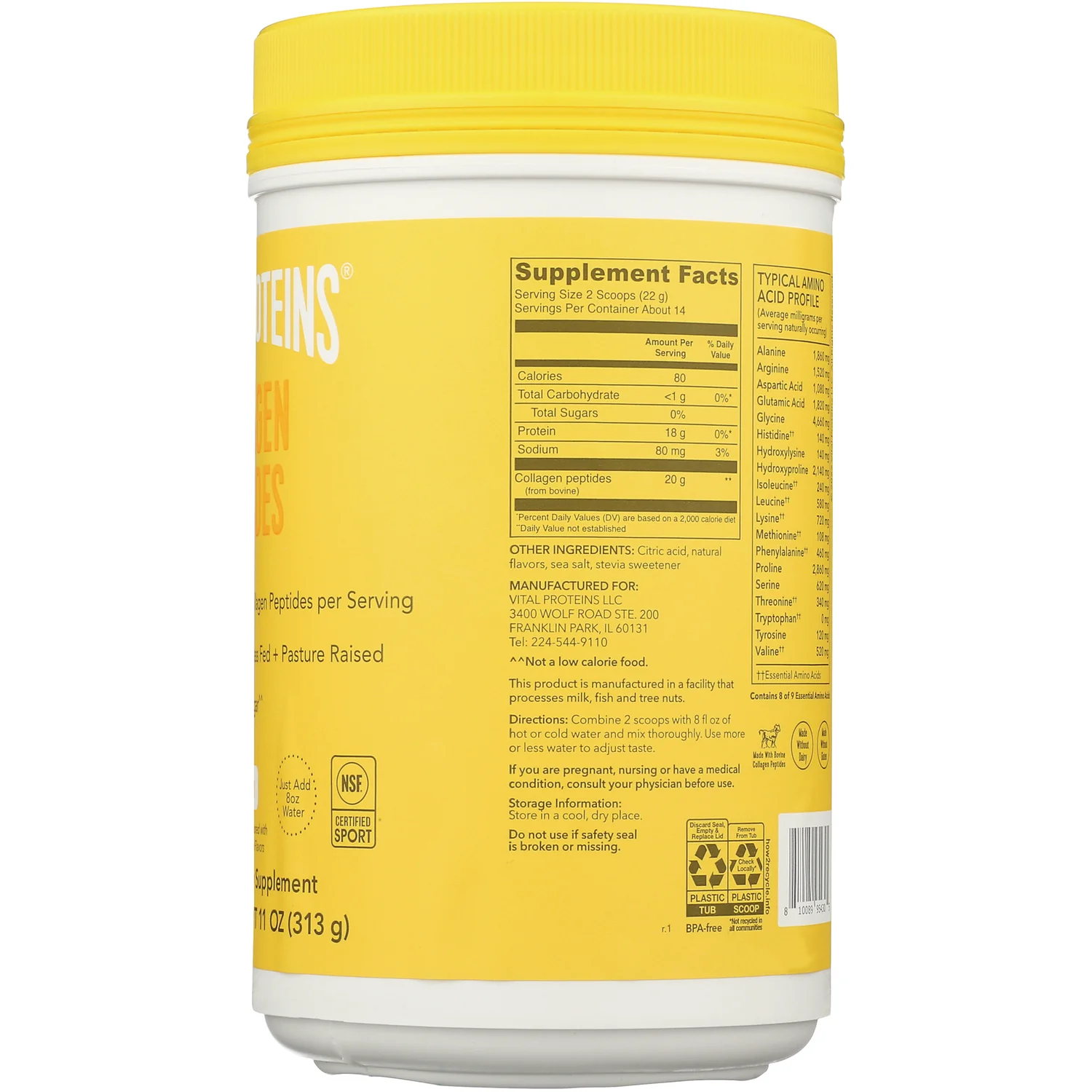 Collagen Peptides - Lemon - Image 2