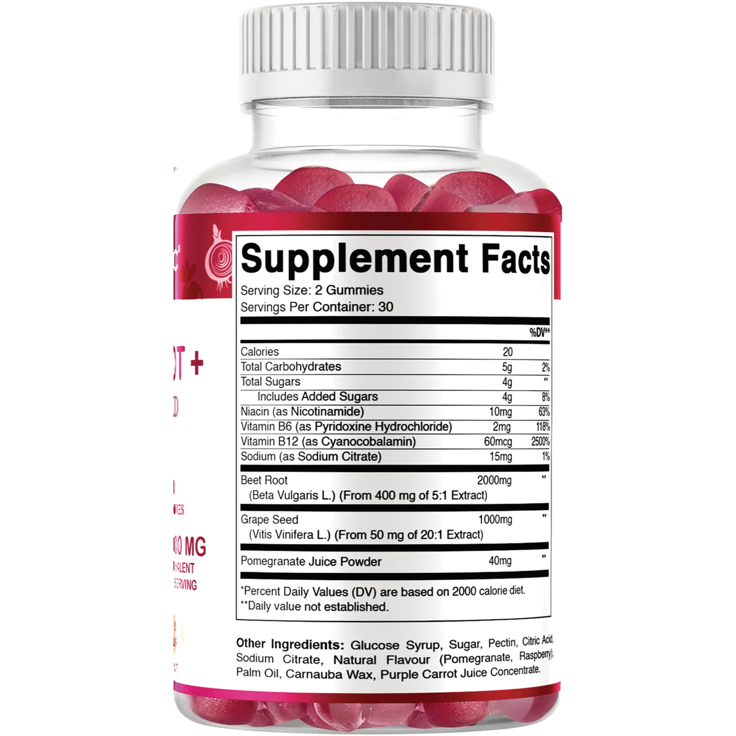 Beet Root + Grape Seed - Raspberry & Pomegranate - Image 2