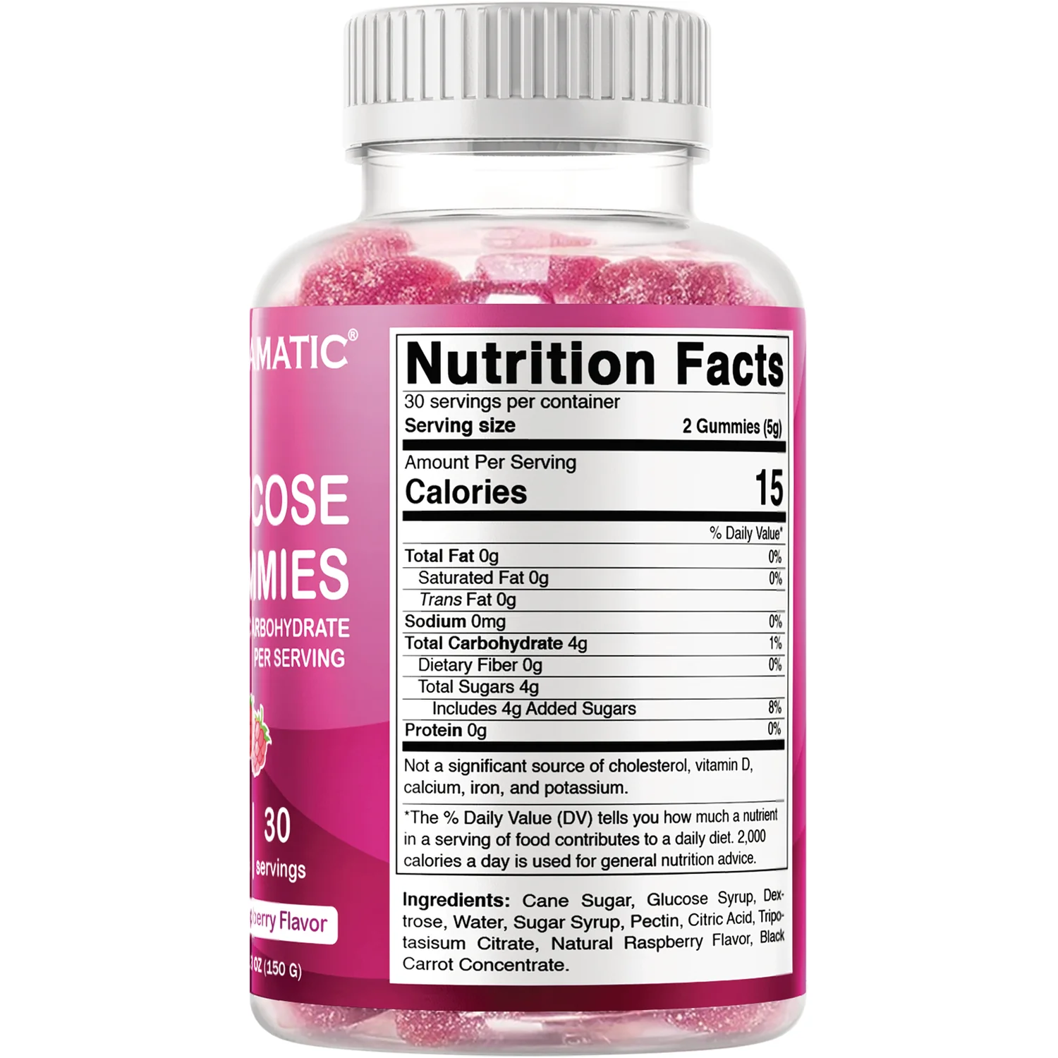 Glucose Gummies - Raspberry - Image 2