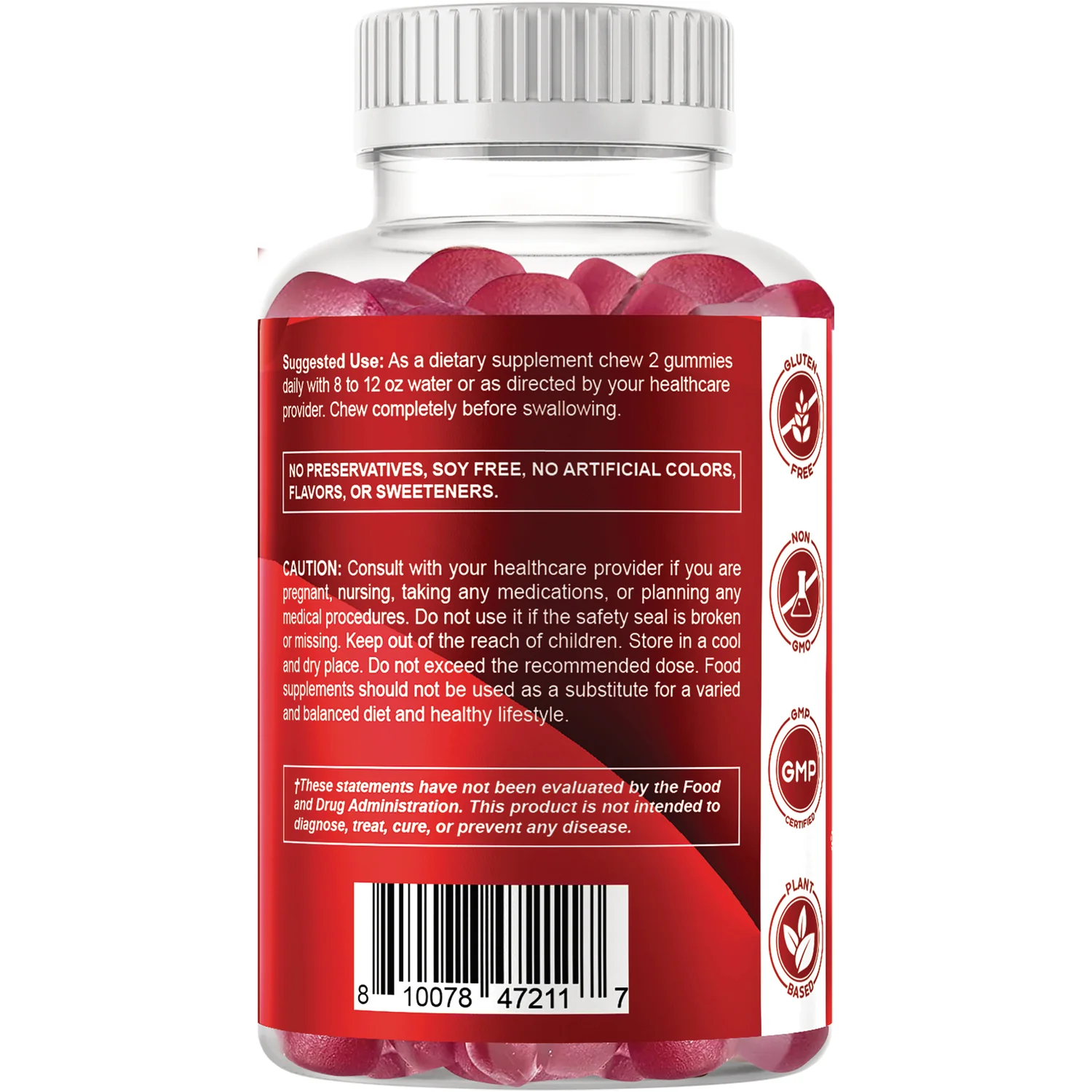 Sugar Free Cinnamon Chromium Gummies - Cinnamon & Apple Pie - Image 3