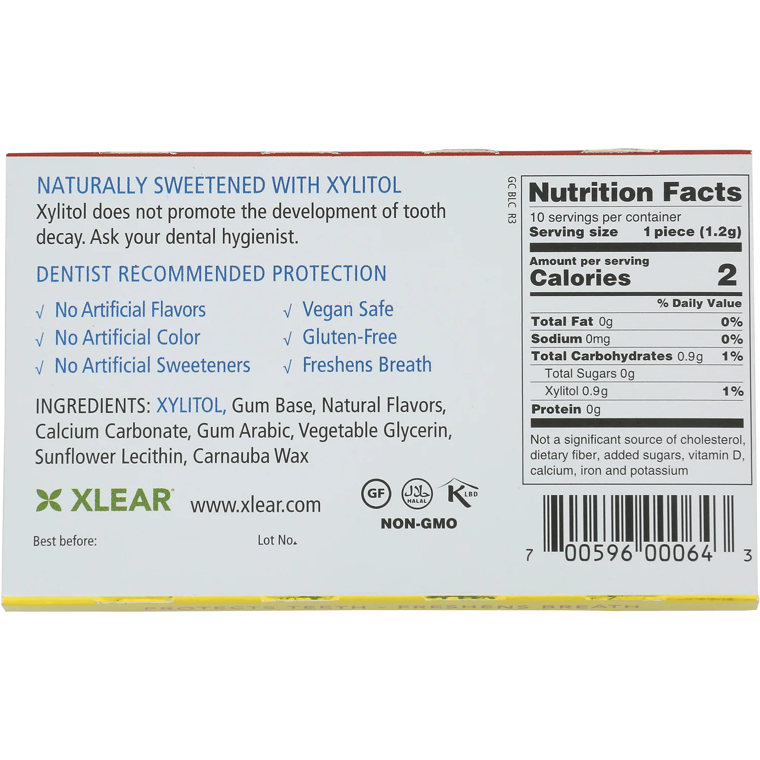 Spry Sugar-Free Gum - Natural Cinnamon - Image 2