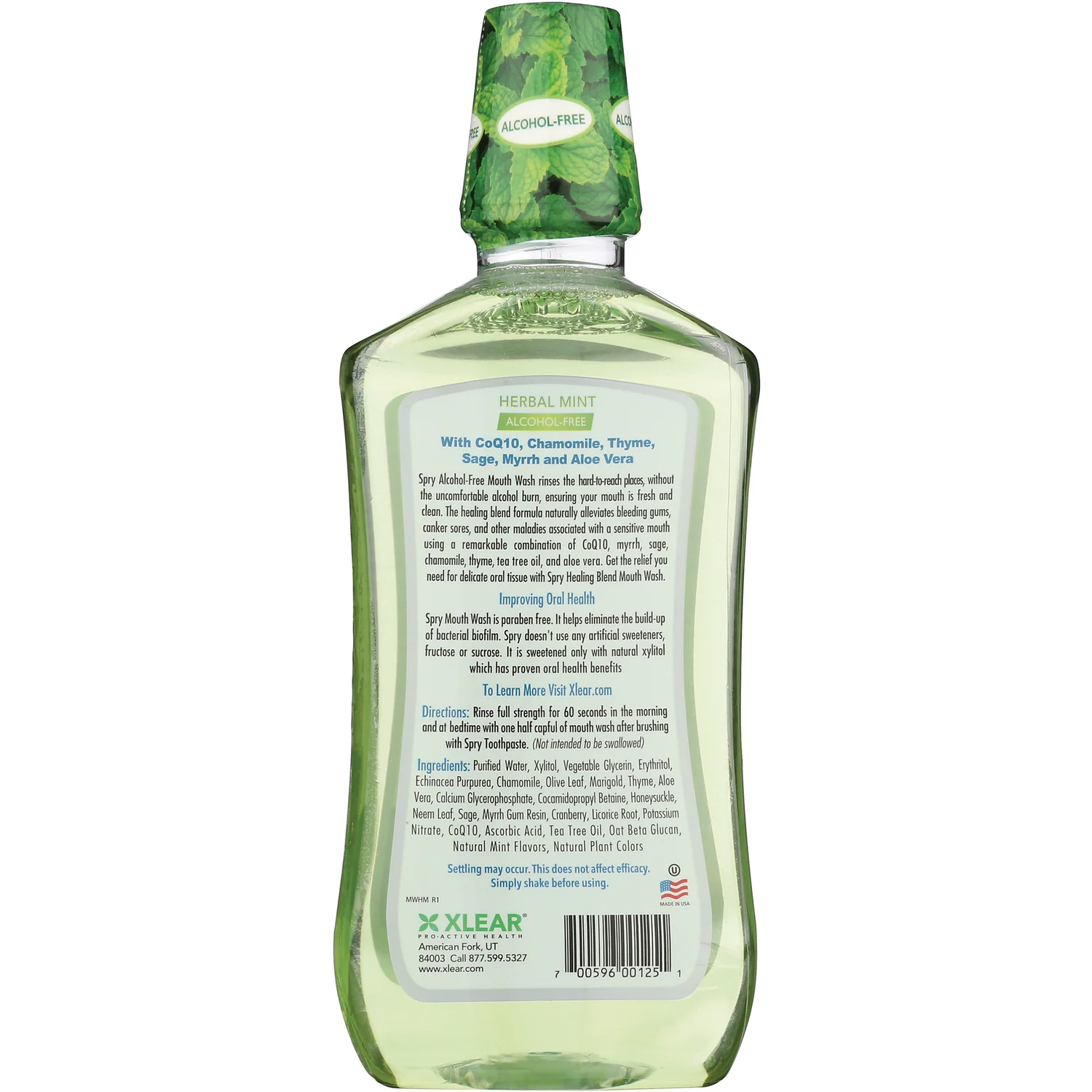 Spry Mouth Wash - Herbal Mint - Image 2