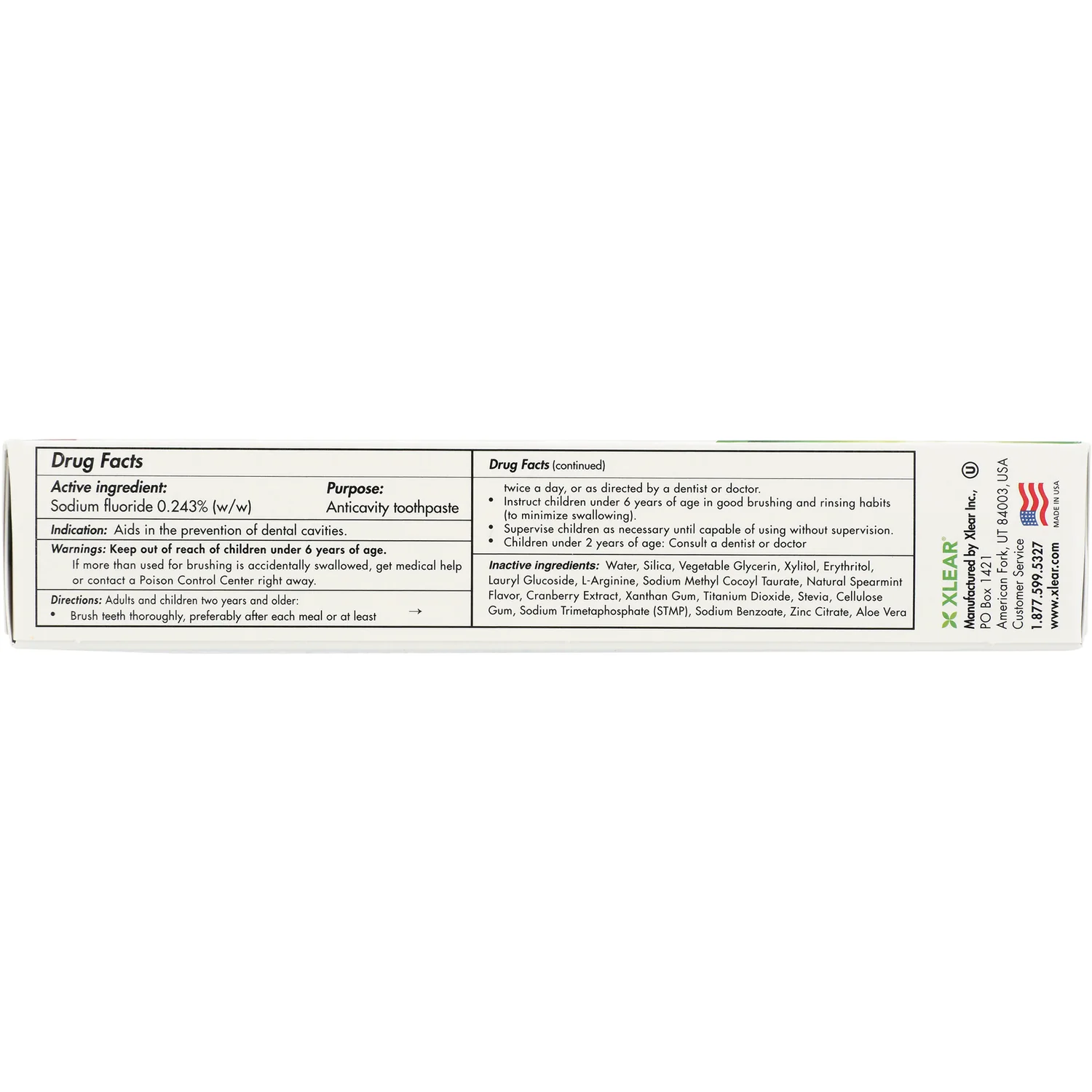 Spry Toothpaste Anti-Cavity - Spearmint - Image 2