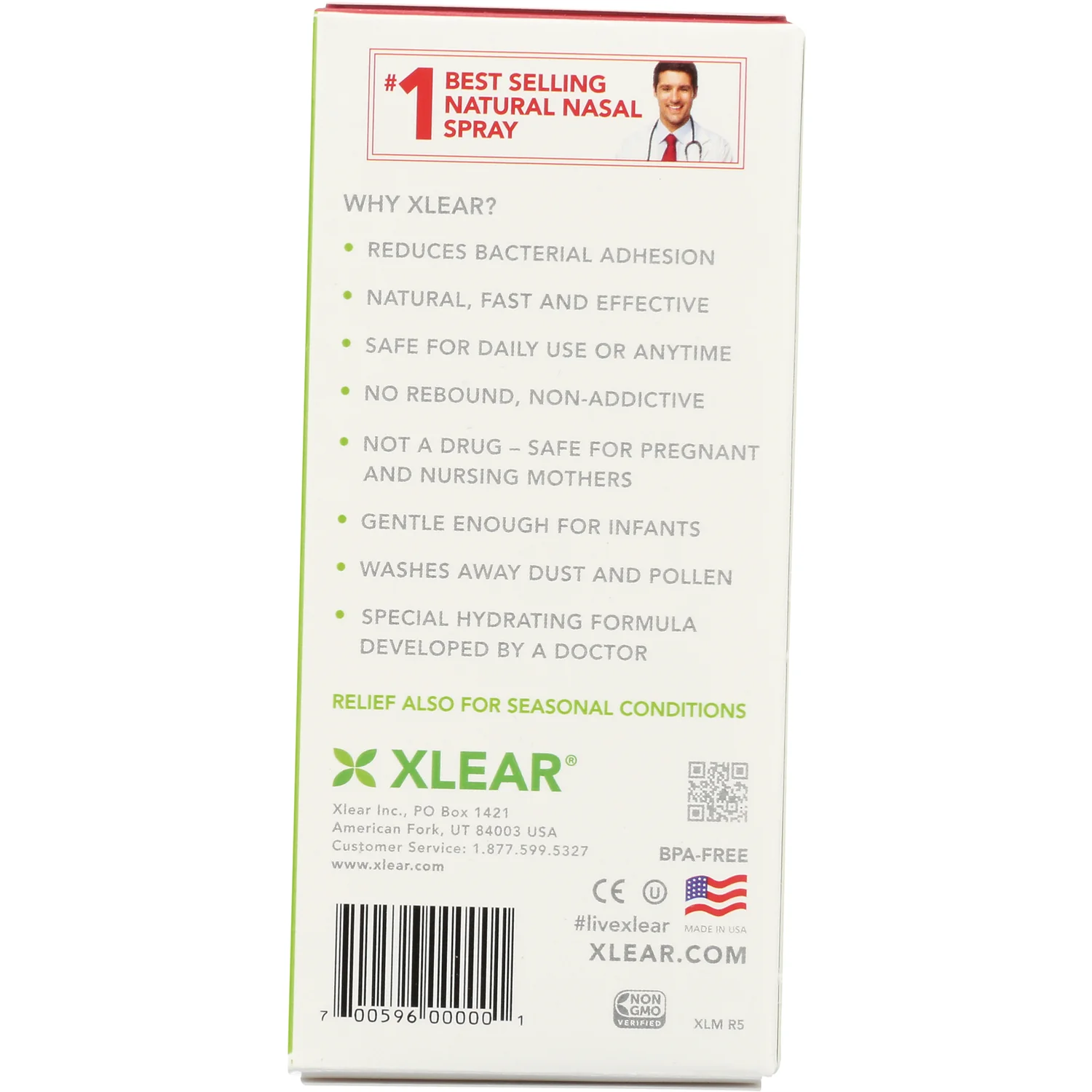 Natural Saline Nasal Spray - Daily Relief - Image 4
