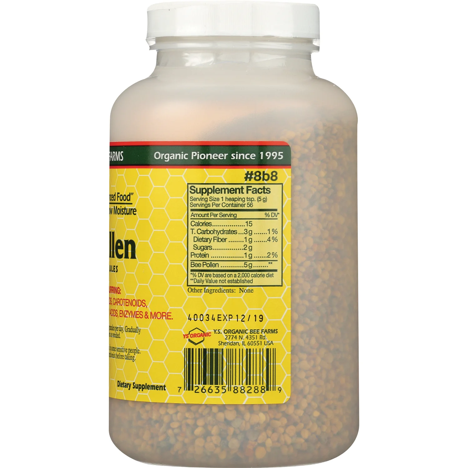 Low Moisture Bee Pollen Whole Granules - Image 2
