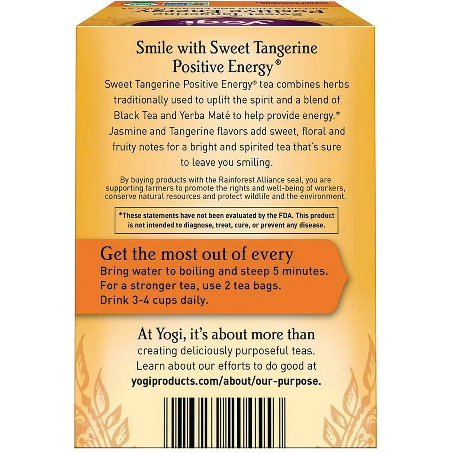 Sweet Tangerine Positive Energy Tea - Image 3