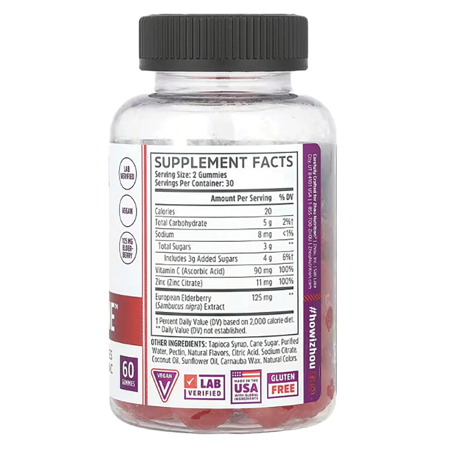 Elder-Mune - Sambucus Elderberry with Vitamin C and Zinc - Image 2