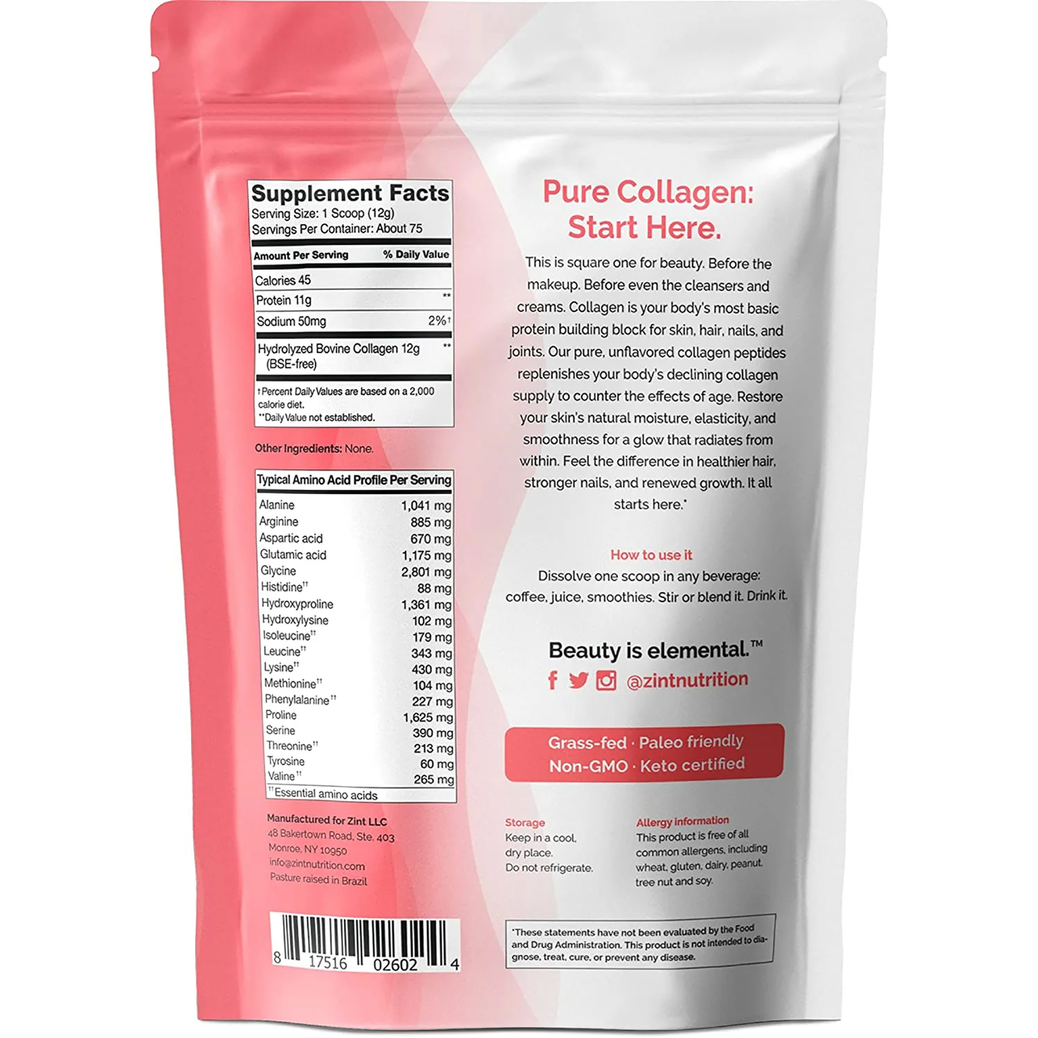 Pure Grass-Fed Collagen Peptides - Image 2