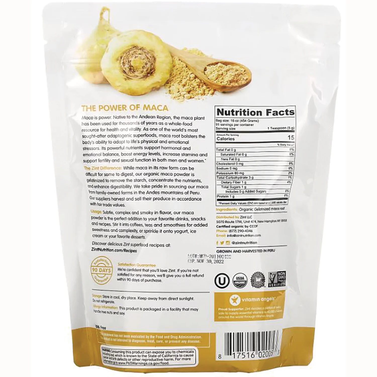 Organic Gelatinized Maca Powder - Image 2
